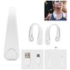 Hit White Hands-Free Rechargeable Neck Fan