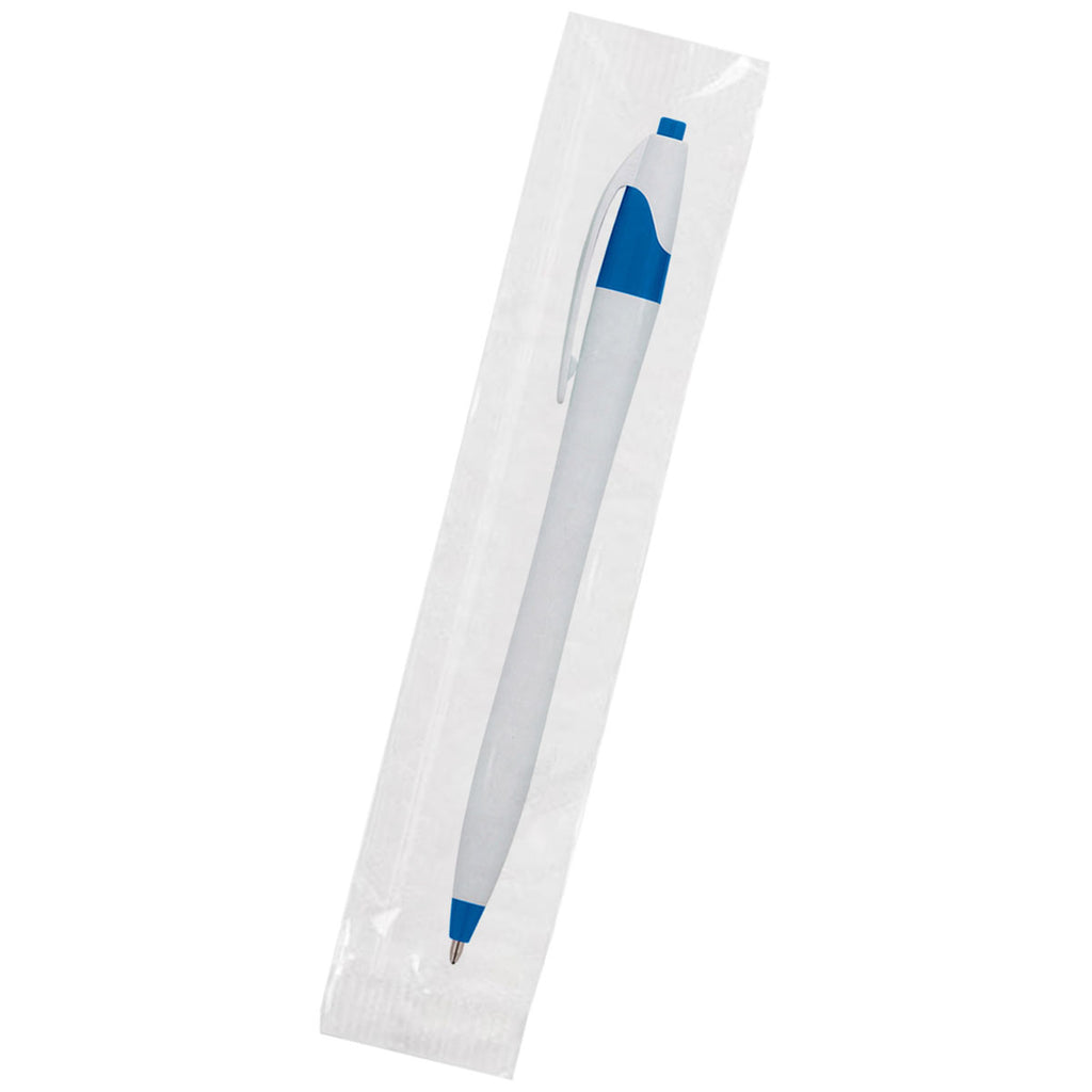 Hit White/Blue Dart Pen