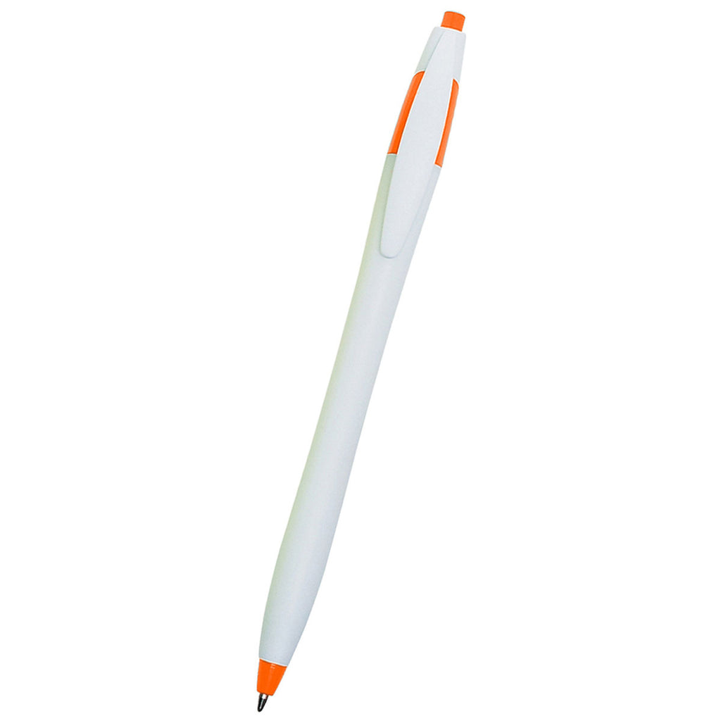 Hit White/Orange Dart Pen