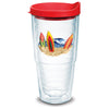 Tervis Red Classic Tumbler 24 oz. - Embroidered Emblem