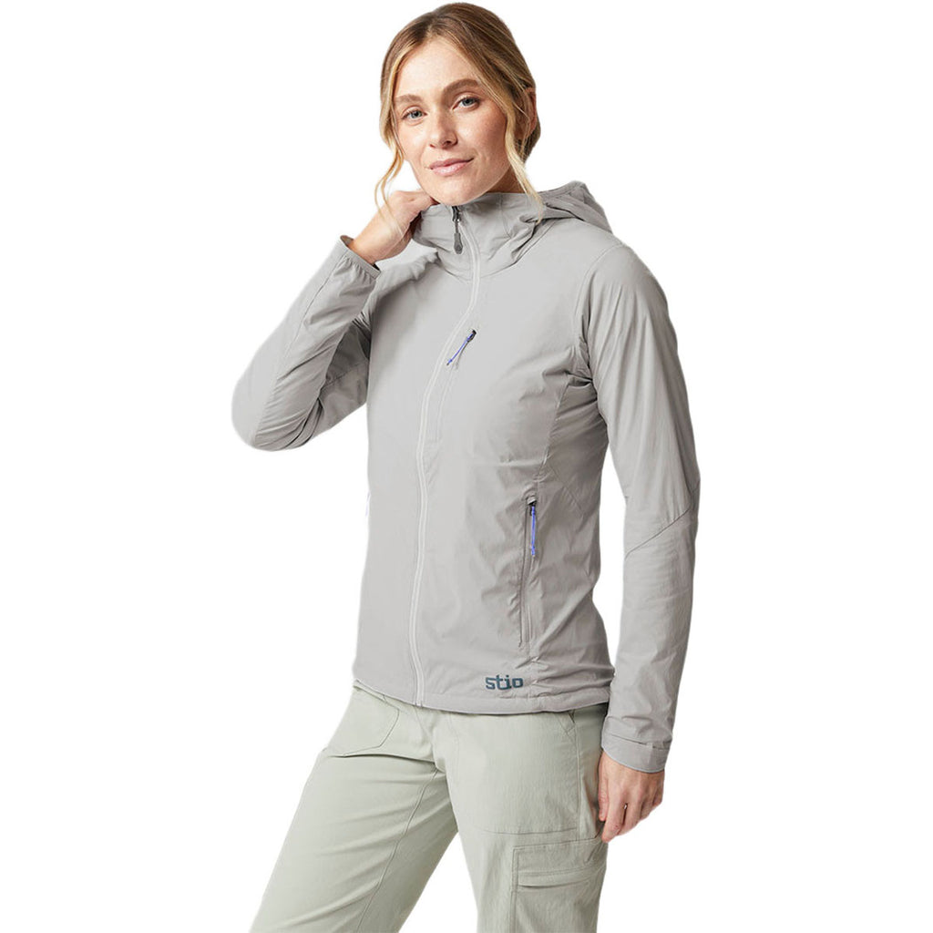 Stio Women's Quiet Grey Dawner Hooded Jacket