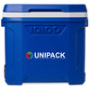 Igloo White-Majestic Blue Profile II 28 Qt Roller Cooler