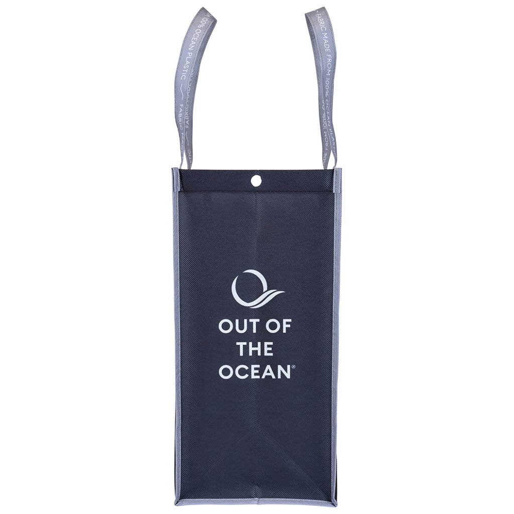 Out of the Ocean Black Reusable Large Shopper with Click N' Stay