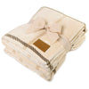 48-Hour Gemline Calm Lodge Cream Elegant Lodge Throw Blanket