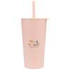 Aviana Light Peach Rowan Recycled Straw Tumbler - 17 Oz.