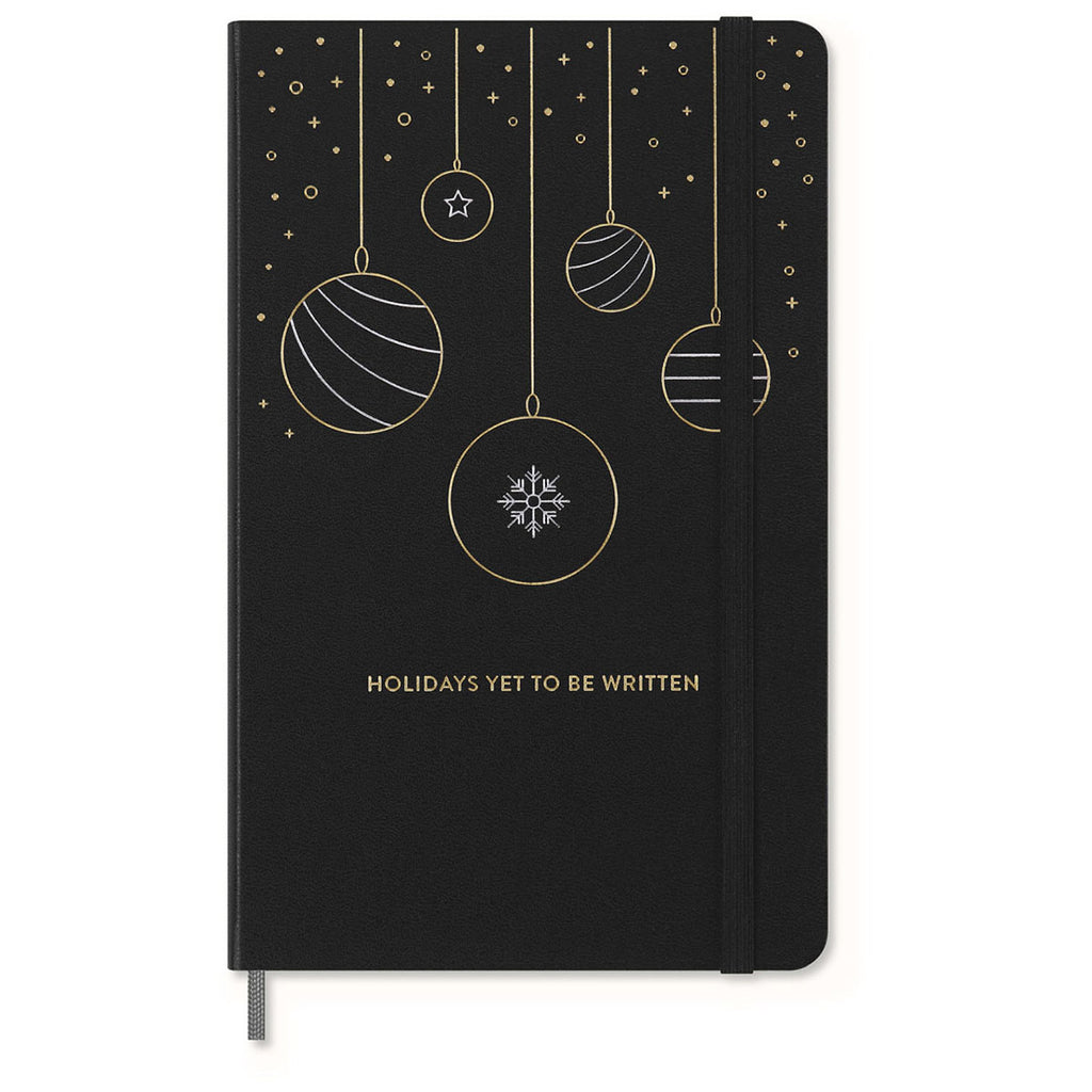 Moleskine Black Hard Cover Holiday Notebook Gift Set