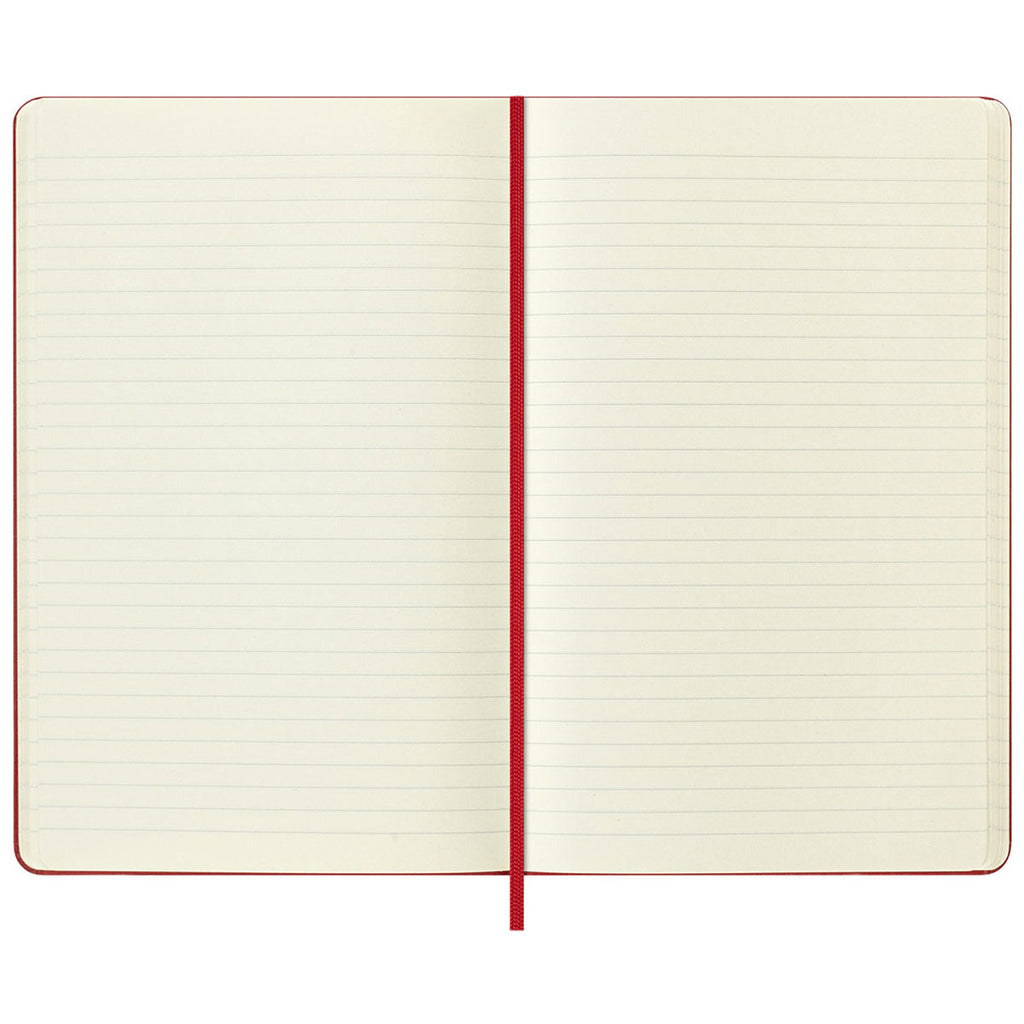 Moleskine Scarlet Red Hard Cover Holiday Notebook Gift Set