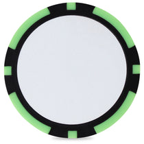 Ahead Lime/Black 2-Sided Poker Chip