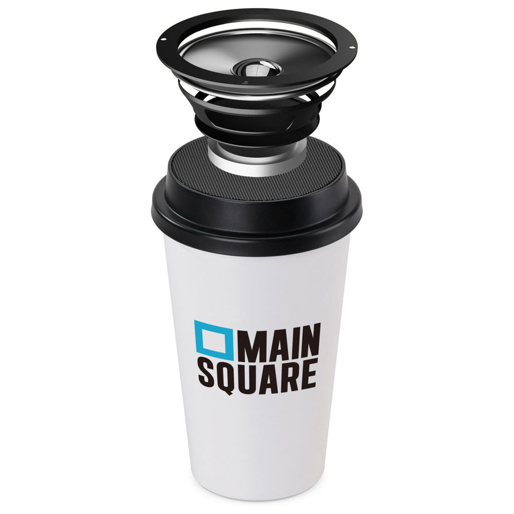 iLive White/Black  Cup + Wireless Bluetooth Speaker