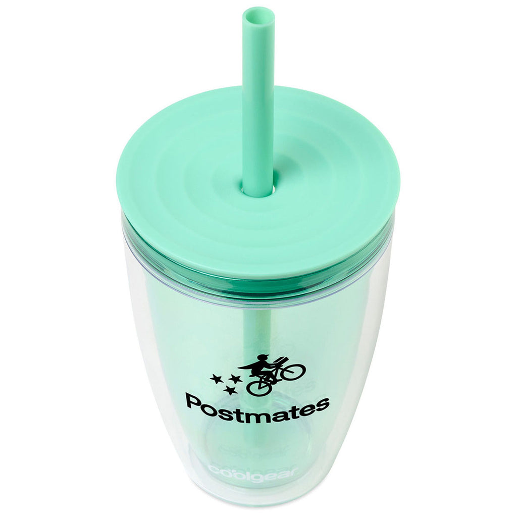 Cool Gear Seaglass Oasis Straw Bottle - 14 Oz.