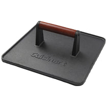 Cuisinart Outdoors Black XL Cast Iron Griddle Press