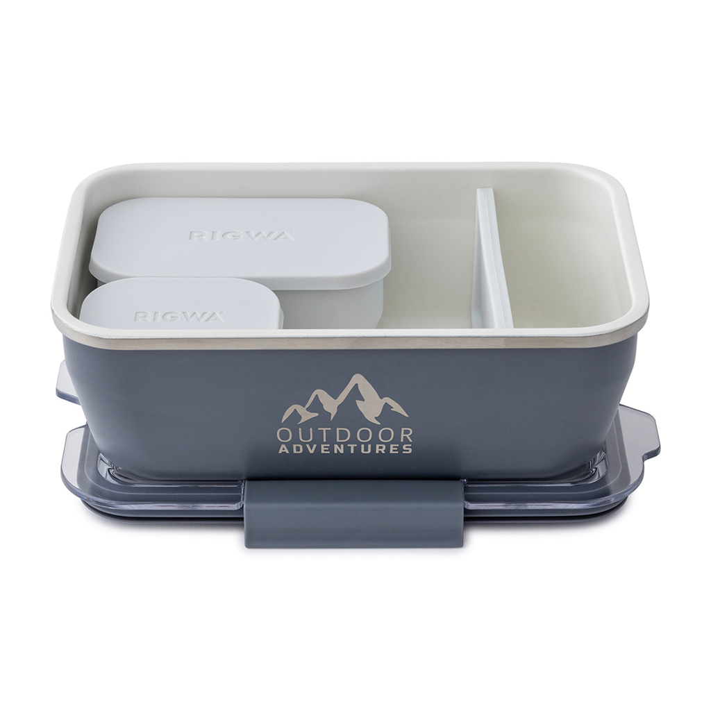 RIGWA Slate Travel Bento Box 8x5