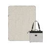 Slowtide Koko Cream Picnic Blanket Tote