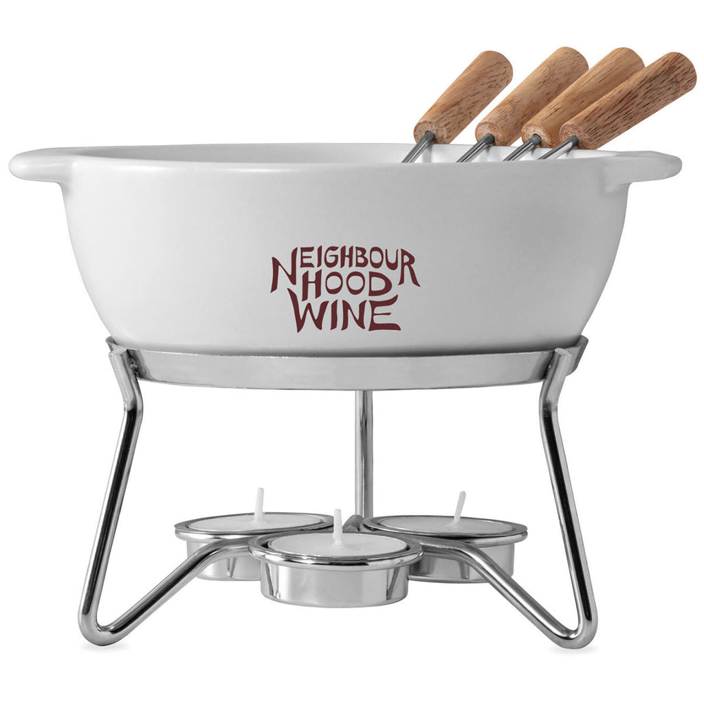 Boska White Cheese Fondue Set Party