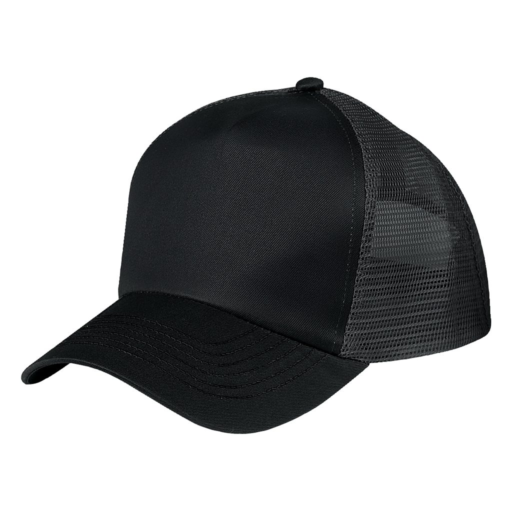 Hit Black 5 Panel Mesh Back Price Buster Cap
