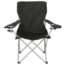 48-Hour Leed's Black Game Day Event Chair (300lb Capacity)