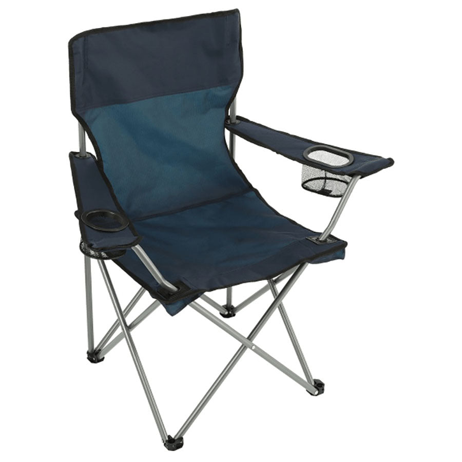 48-Hour Leed's Navy Game Day Event Chair (300lb Capacity)