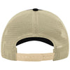 Richardson Black/Khaki Garment Washed Trucker