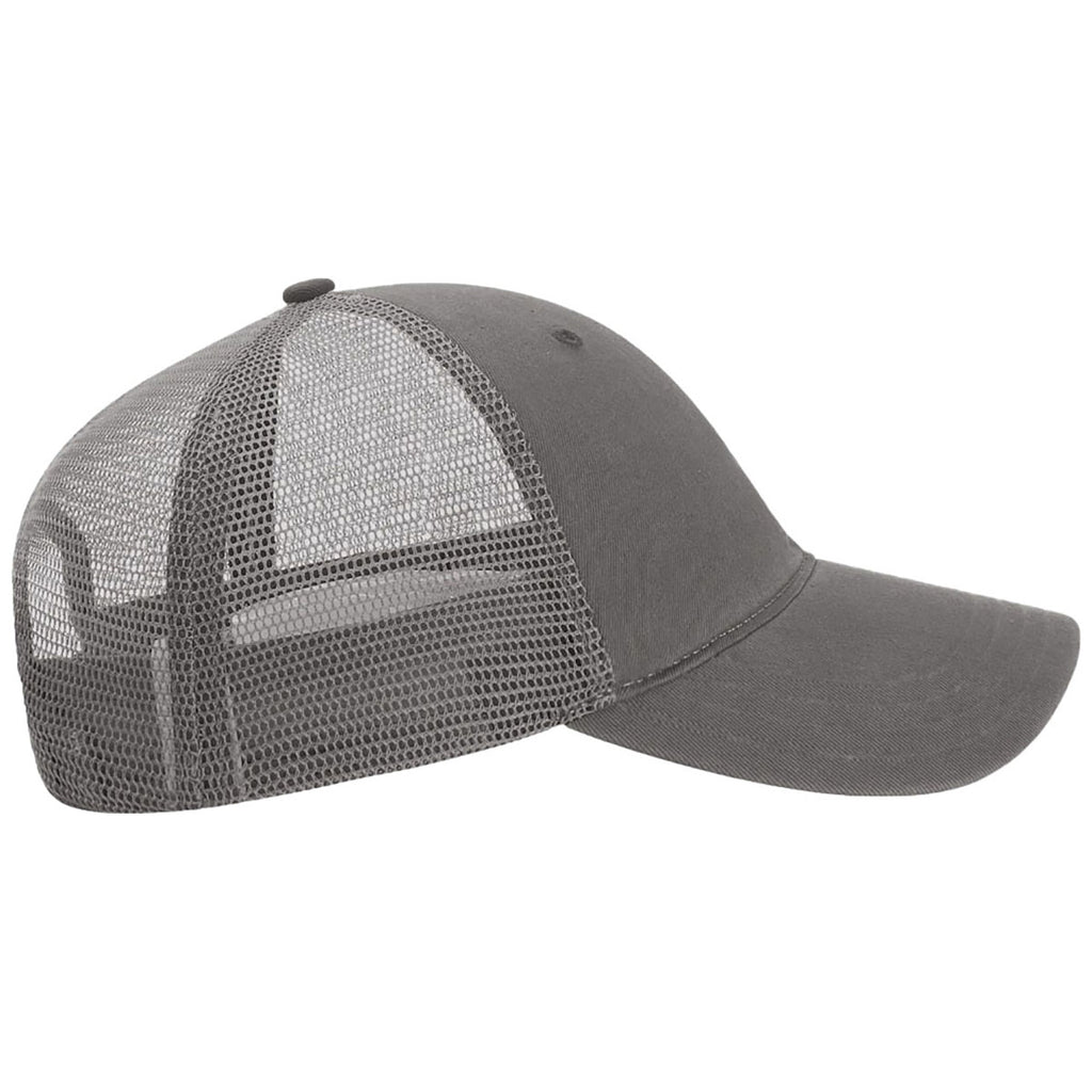 Richardson Charcoal Garment Washed Trucker