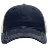 Richardson Navy/Khaki Garment Washed Trucker