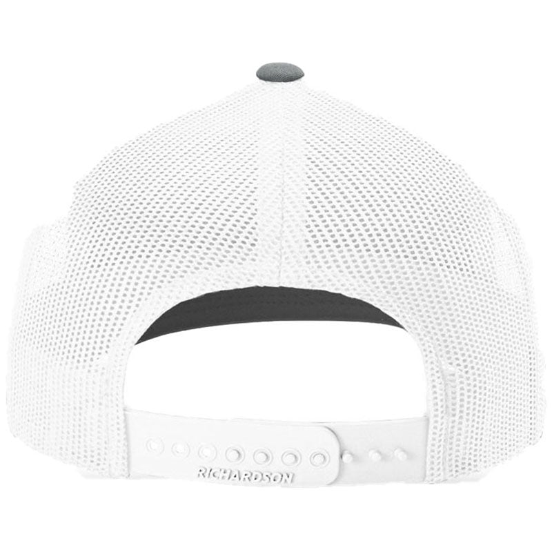 Richardson Black/White/Heather Grey Trucker Cap