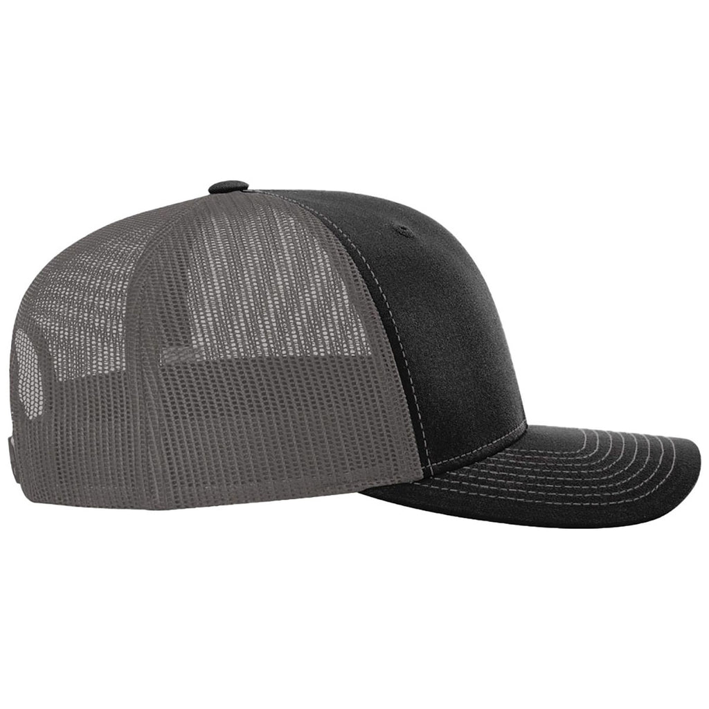 Richardson Black/Charcoal Trucker Cap