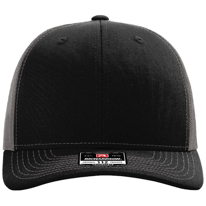 Richardson Black/Charcoal Trucker Cap