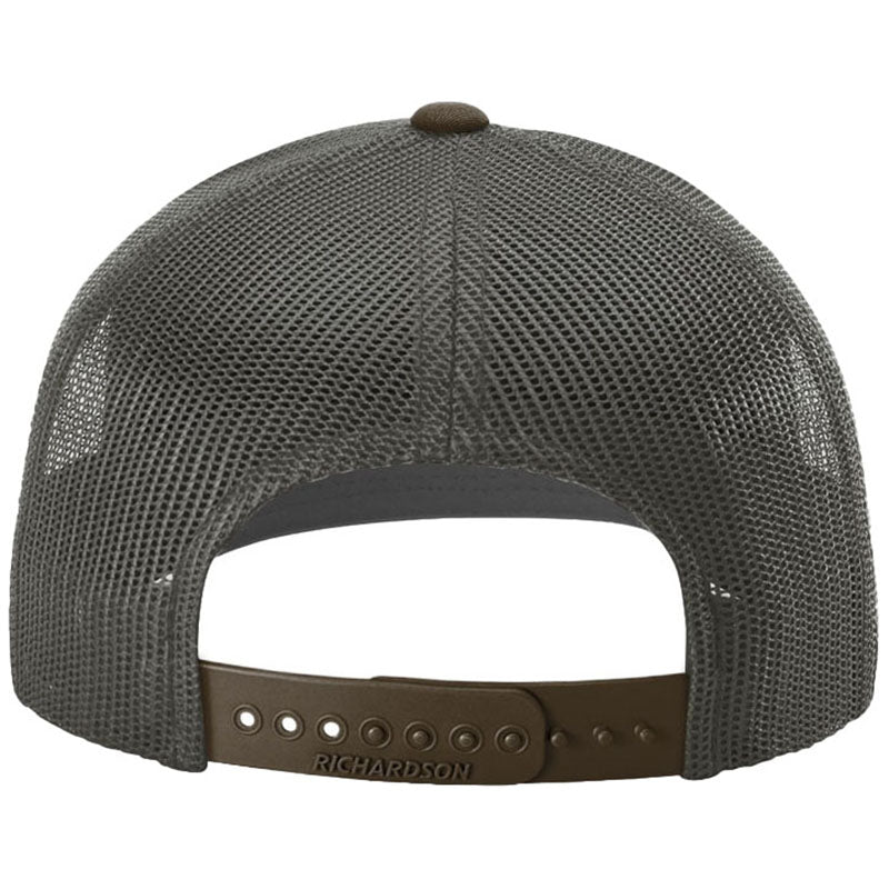 Richardson Cream/Grey Brown/Brown Trucker Cap