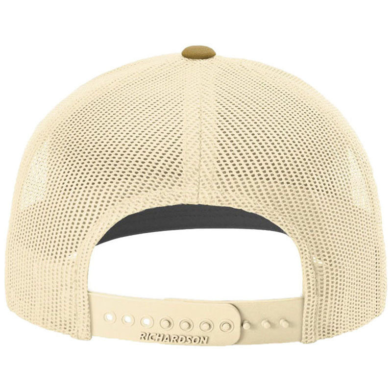 Richardson Heather Grey/Birch/Amber Gold Trucker Cap