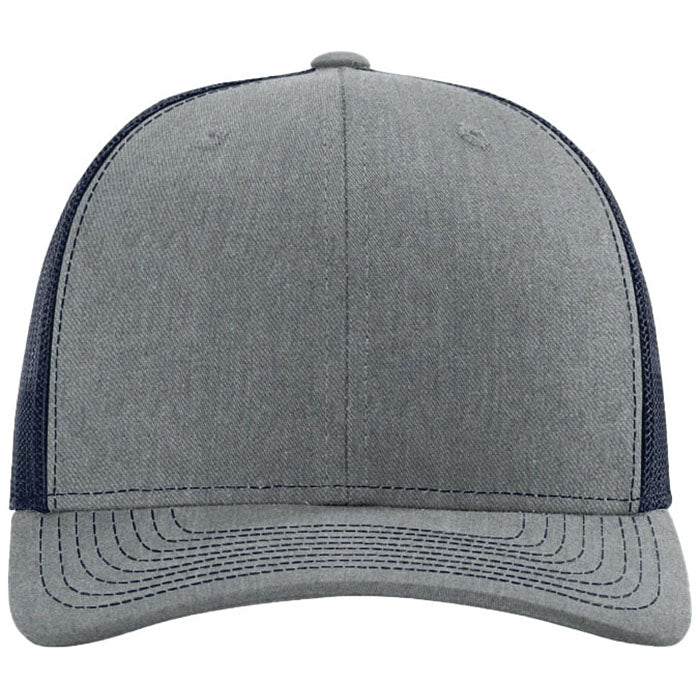 Richardson Heather Grey/Navy Trucker Cap