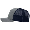 Richardson Heather Grey/Navy Trucker Cap
