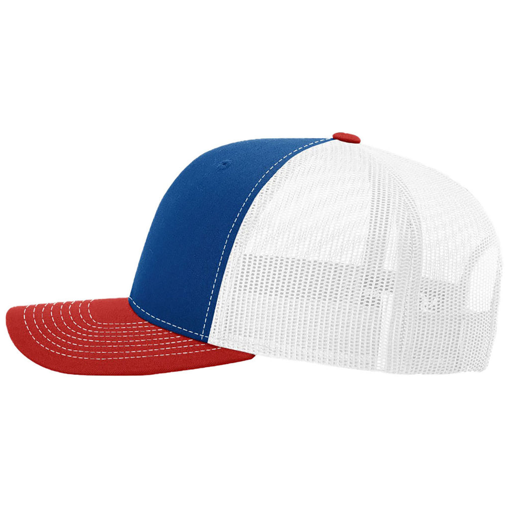 Richardson Royal/White/Red Trucker Cap
