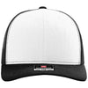 Richardson White/Black/Black Trucker Cap