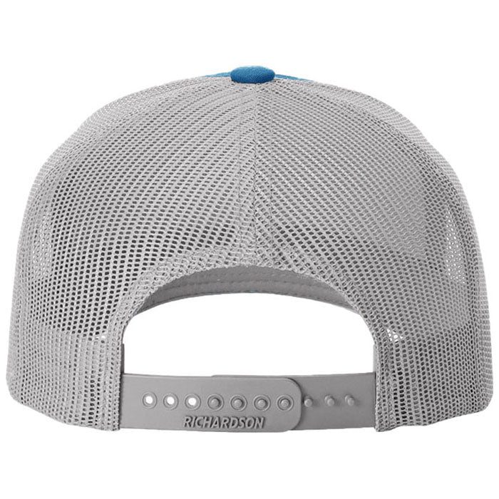 Richardson Cobalt Blue/Grey Five-Panel Trucker