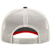 Richardson Navy/Birch/Red Five-Panel Champ Trucker