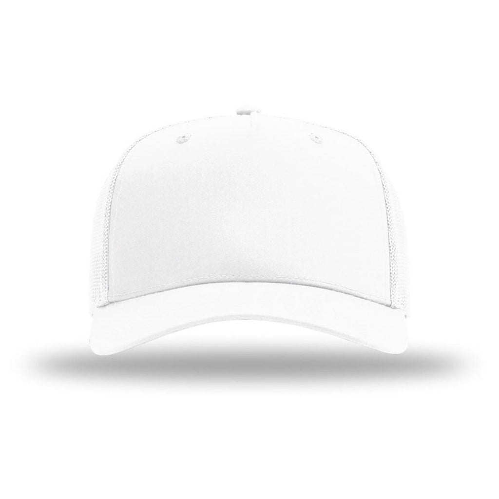 Richardson White Five-Panel Champ Trucker