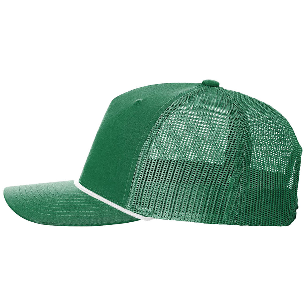 Richardson Kelly/White Five-Panel with Rope