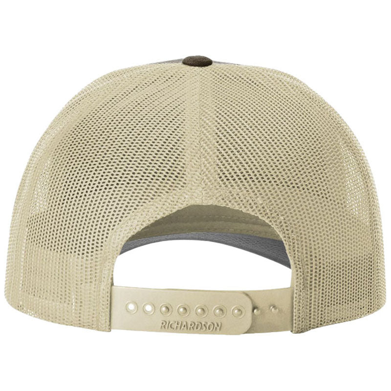 Richardson Brown/Khaki Low Pro Trucker