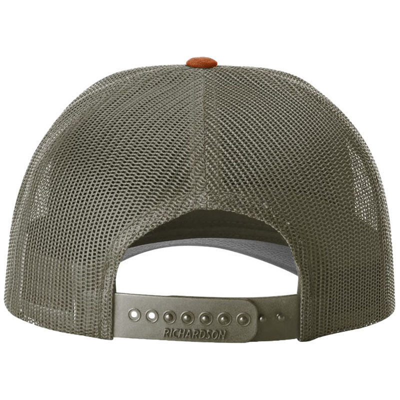 Richardson Cream/Loden/Dark Orange Low Pro Trucker