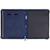 Souvenir Blue Armor Zippered Padfolio with Armor Pen