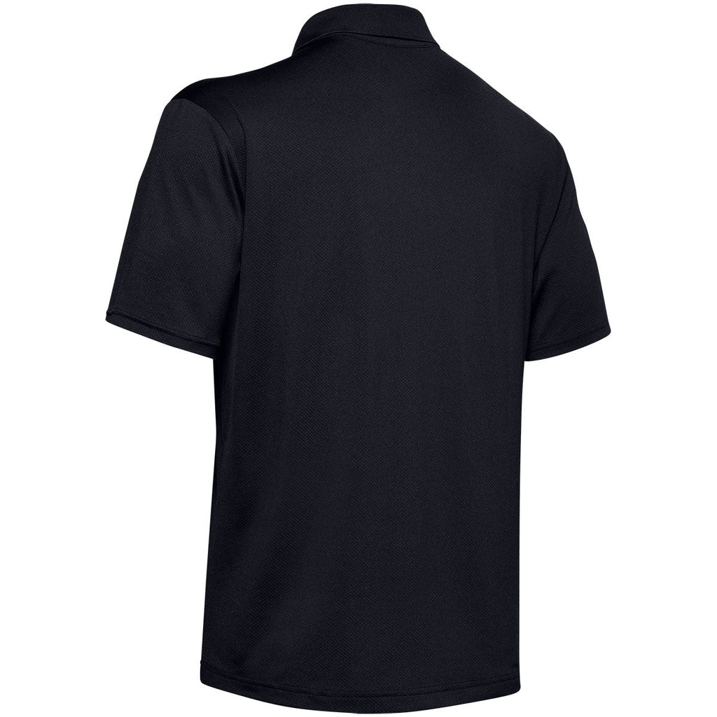 48-Hour Under Armour Men's Black Team Performance Polo