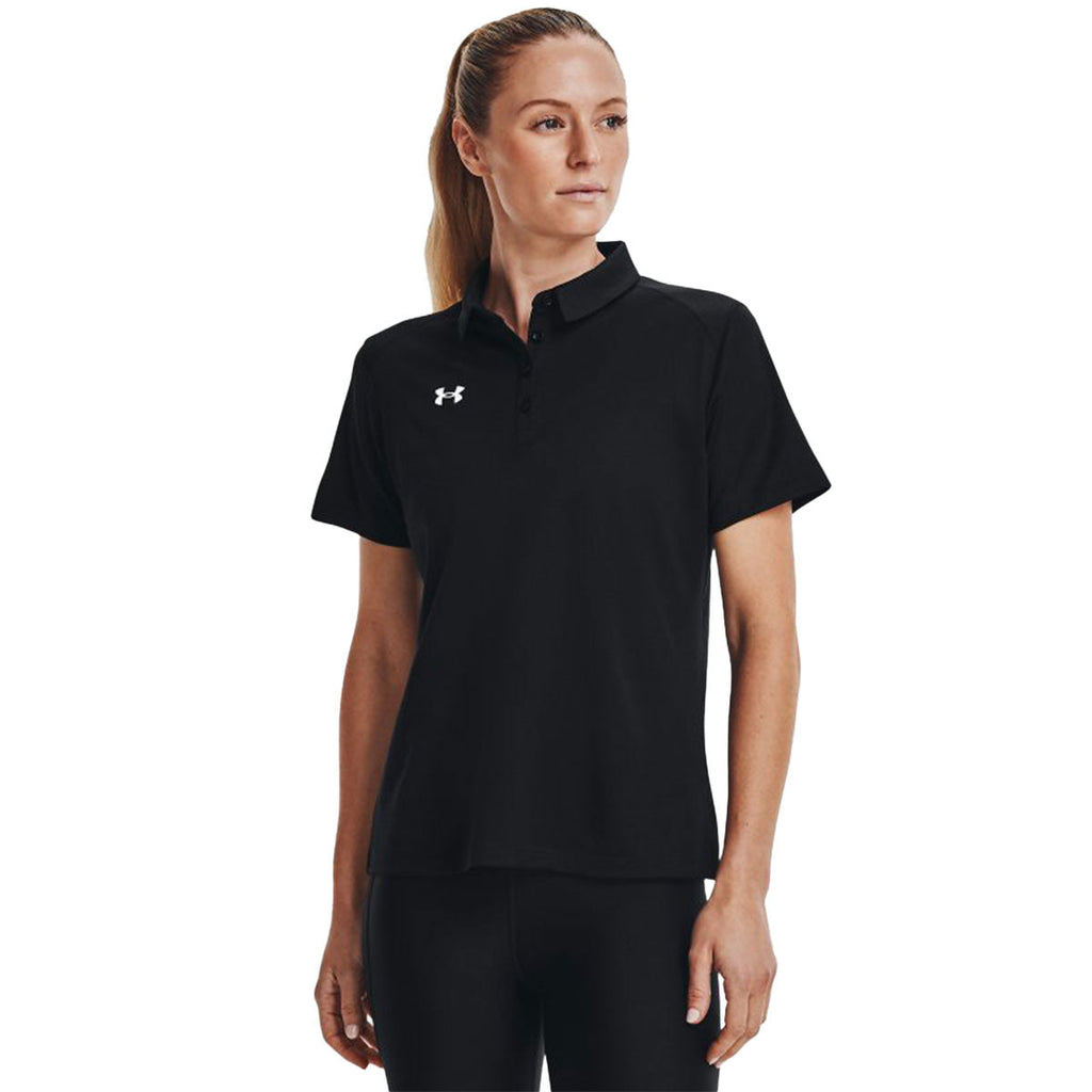 48-Hour Under Armour Women's Black Tech Team Polo