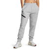 Under Armour Women's Mod Grey/Black Unstoppable Fleece Joggers