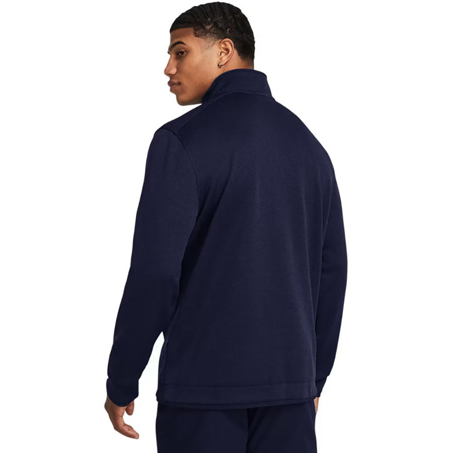 Under Armour Men's Midnight Navy/White Storm Sweaterfleece 1/4 Zip