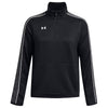 Under Armour Women's Black/White Command Warm Up 1/4 Zip