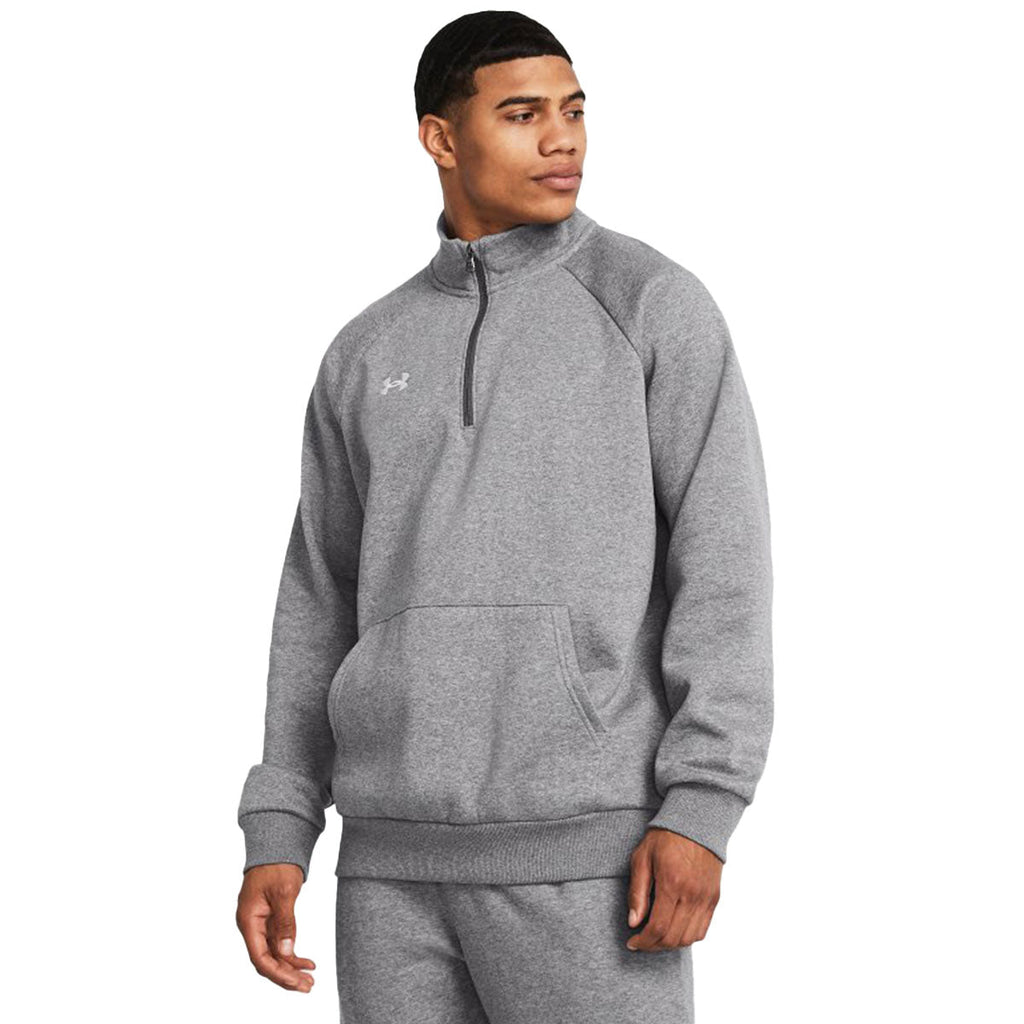 48-Hour Under Armour Men's Castlerock Light Heather Rival Fleece 1/4 Zip