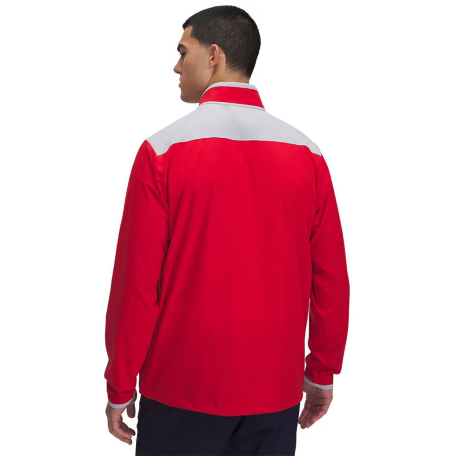 Under Armour Men's Red/Mod Grey/White Motivate 3.0 Long Sleeve