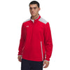 Under Armour Men's Red/Mod Grey/White Motivate 3.0 Long Sleeve