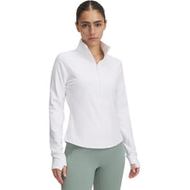 Under Armour Women's White/Halo Grey Motion 1/2 Zip