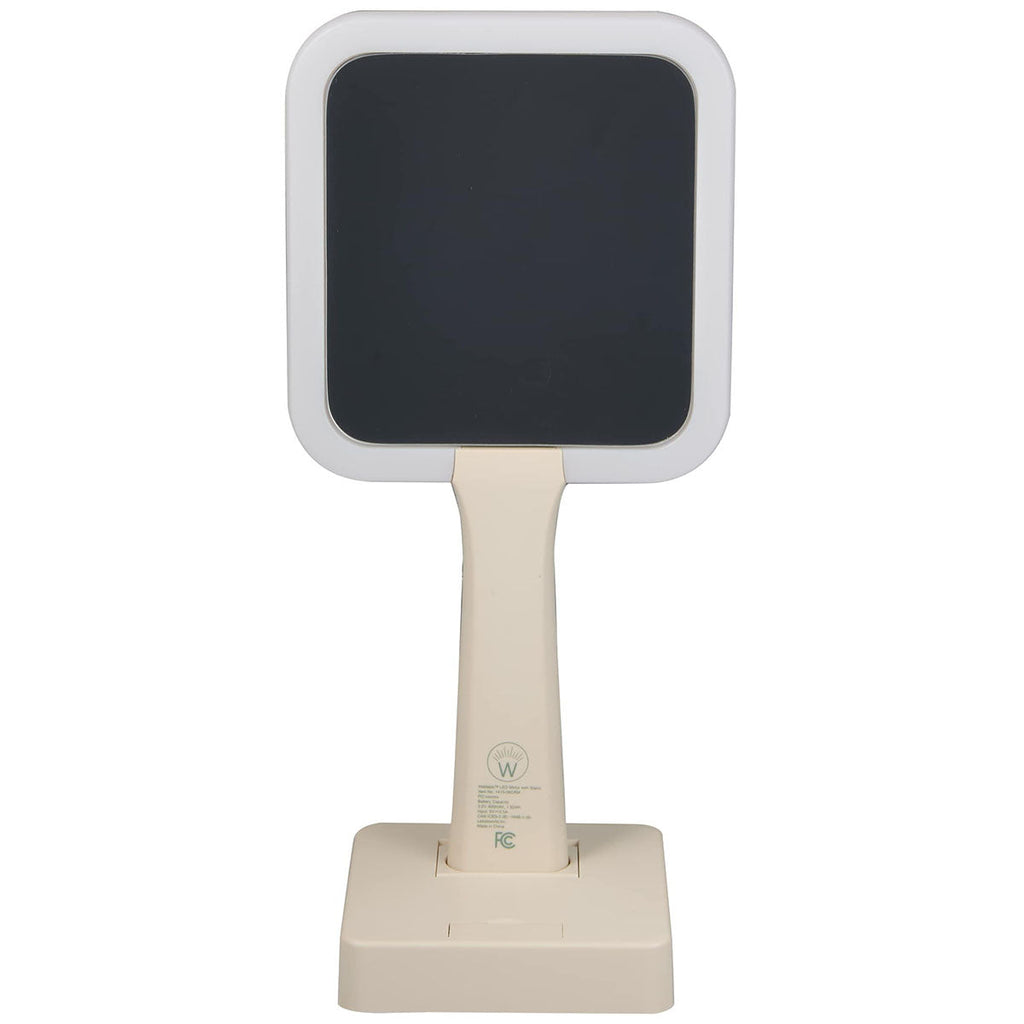 Wellable Cream Led Mirror With Stand